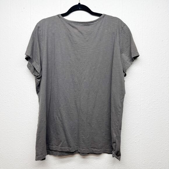 Eddie Bauer T-Shirt Womens 2XL 100% Cotton Basic Baselayer Minimalist Capsule - Picture 4 of 8